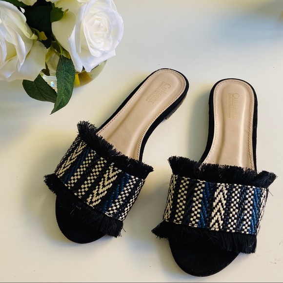 Catherine Malandrino Shoes - Catherine Malandrino Women’s Slide Woven Sandals